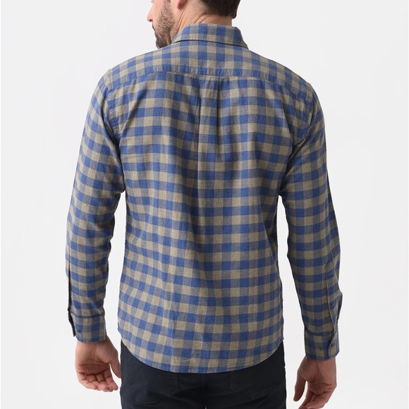 Peter Millar Mountainside Plaid Cotton Sport Shirt XL (A4) - Picture 4 of 4